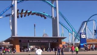 Cedar Point Full Tour Complete Park Walk Through Part 1 of 2 [upl. by Ardekan]