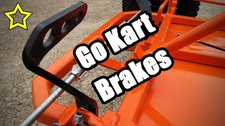 Go Kart Brakes Pedal Drum amp Band Install [upl. by Sasnak496]