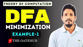 DFA Minimization  Example 1  Minimization of DFA  GATE CSE  TOC [upl. by Retseh]