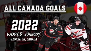 All Canada Goals  WJC 2022 Summer [upl. by Scornik]