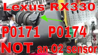 2005 Lexus RX330 P0171 P0174 [upl. by Eiramit]