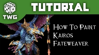 How To Paint Kairos Fateweaver Warhammer Tutorial [upl. by Ecaj]