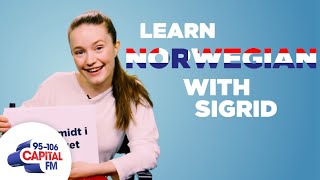 Sigrid Teaches You Norwegian Phrases 🇳🇴  Capital [upl. by Schellens]