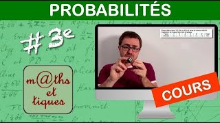 LE COURS  Probabilités  Troisième [upl. by Aneela704]