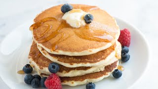 Easy Fluffy Pancakes Recipe [upl. by Odeen63]