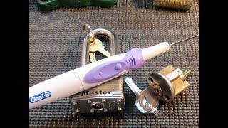 Improved Electric TOOTHBRUSH LOCK PICK Simple To Make [upl. by Rehpotsirk485]