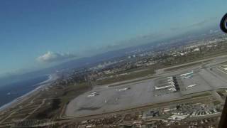 Pilotseyetv  Lufthansa 747400  Departure from KLAX English Subtitles [upl. by Lleddaw396]