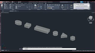 How To Draw Basic 3D shapes in AutoCAD [upl. by Salema553]