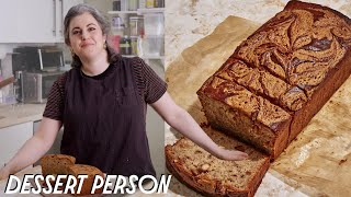 How To Make The Best Banana Bread  Dessert Person [upl. by Leffert]