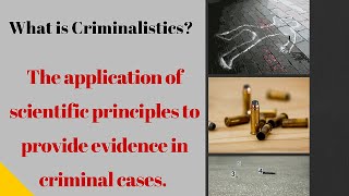 Criminalistics vs Forensic Science [upl. by Ayoted]