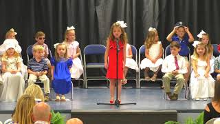 Kindergarten Graduation  5162018 [upl. by Ovid983]