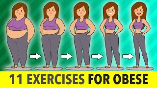 11 Exercises For Obese Beginners At Home [upl. by Nosaes631]