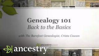 Back to the Basics Genealogy 101  Ancestry [upl. by Jedediah]