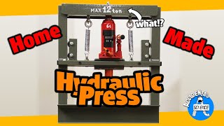 Hydraulic Press brake DIY  12 ton [upl. by Seagraves]