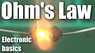 Ohms Law explained [upl. by Eilime]