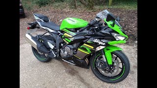 ★ 2019 KAWASAKI ZX6R 636 NINJA KRT REVIEW ★ [upl. by Ellehcear]