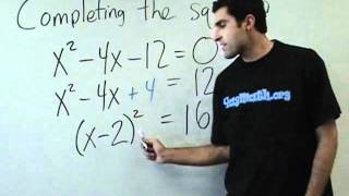 Algebra  Completing the square [upl. by Novla689]