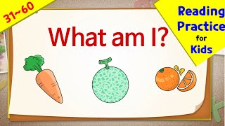 Easy Reading Practice for kids  What Am I Quizzes 3160  Short Sentences [upl. by Eveline]