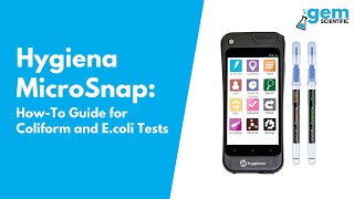 Hygiena MicroSnap  How To Guide for Coliform amp Ecoli Tests [upl. by Nnylkcaj]