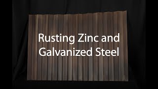 Rusting Zinc or Galvanized Steel [upl. by Edi349]