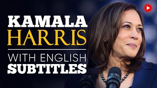 ENGLISH SPEECH  KAMALA HARRIS Victory Speech English Subtitles [upl. by Yra]