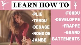 Learn Basic Ballet Vocabulary  Tutorial for Beginners with Demonstration [upl. by Priebe]