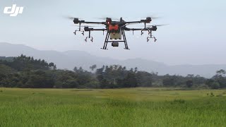 DJI  Agras T16  Agricultural Spraying Drone [upl. by Atila]