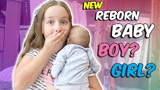 Real Reborn Baby Unboxing Madison Gets a NEW Lifelike Reborn BABY Doll [upl. by Akienahs]