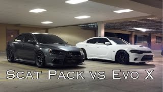 Scat Pack vs Evo X [upl. by Rolandson]