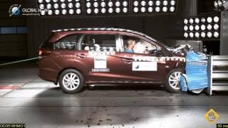 Honda Mobilio with 2 Airbags scores 3 Stars [upl. by Eggleston]