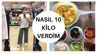 NASIL 10 KİLO VERDİM  NASIL ZAYIFLANIR  BİR ÖĞÜNÜM TEYZEM NASIL 25 KİLO VERDİ [upl. by Sinnelg]