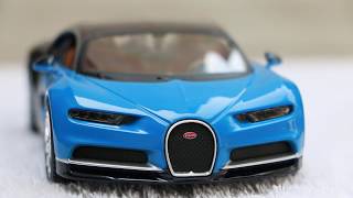 Unboxing of Bugatti Chiron Diecast Maisto 124 Scale Model [upl. by Ahsinauj351]