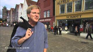 Bergen Norway Salty Harbor Town  Rick Steves’ Europe Travel Guide  Travel Bite [upl. by Nohsad119]