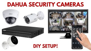 Dahua Security Cameras DIY Setup [upl. by Sucramaj]