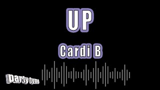 Cardi B  Up Karaoke Version [upl. by Daven]