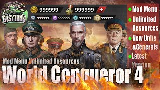 World Conqueror 4 Mod Apk  Mod Menu  Latest Version  Unlimited Resources [upl. by Ydnat]