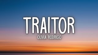 Olivia Rodrigo  traitor Lyrics [upl. by Raimes]