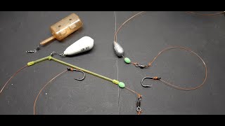 TUTORIALSPIEGAZIONE MONTATURA PER LA PESCA A FONDO [upl. by Notyep55]