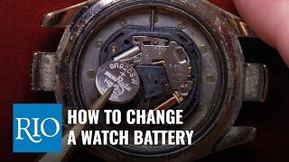 How to Change a Watch Battery [upl. by Eiramana]