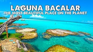 BacalarThe Most Beautiful Place to Swim in Mexico [upl. by Levinson]