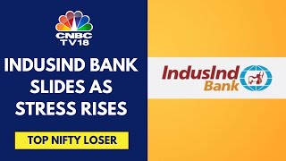 IndusInd Bank Sees Sharp Fall On A Dip In Operating Profit amp Significant Asset Quality Deterioration [upl. by Nytsud]