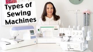 Different Types of Sewing Machines [upl. by Lakin]