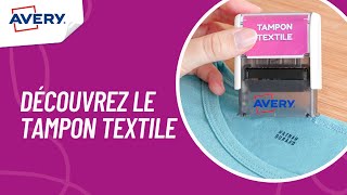 Découvrez le tampon textile Avery [upl. by Rhodes]