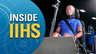 Inside IIHS Rear testing for whiplash prevention [upl. by Nylisoj]