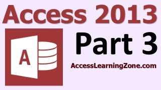 Microsoft Access 2013 Tutorial Level 1 Part 03 of 12  The Access Interface [upl. by Urson]