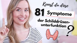 Schilddrüsenunterfunktion Symptome Welche Symptome sind typisch bei Frauen [upl. by Enilecram]