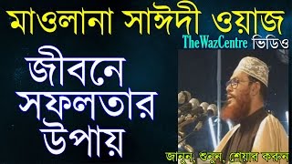 জীবনে সফলতার উপায় Mawlana Delwar Hossain Saidi Waz। [upl. by Skiba]