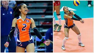 Winifer Fernandez  Beautiful and Talented Volleyball Libero HD [upl. by Cirdor]