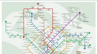 MRT MAP SINGAPORE GUIDE LINES [upl. by Philine249]