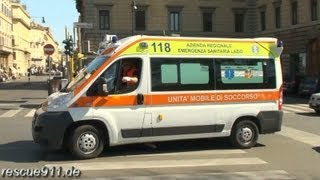 Ambulanza ARES 118 Lazio collection [upl. by Rosario347]